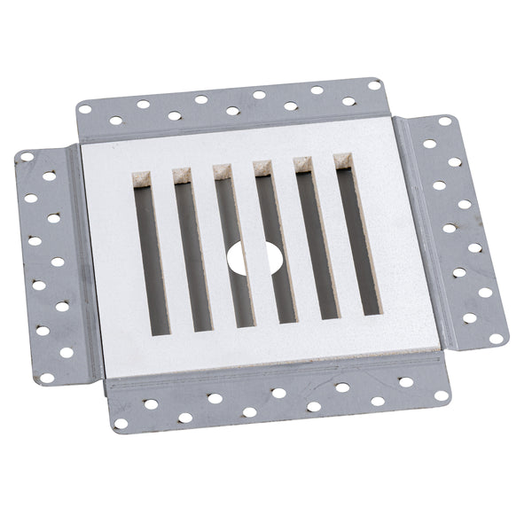 Breezelux 6SQ Removable Flush Mount Wall & Ceiling Air Supply<br>6” x 6” (Duct Opening) Requires 6” x 6” Drywall Opening