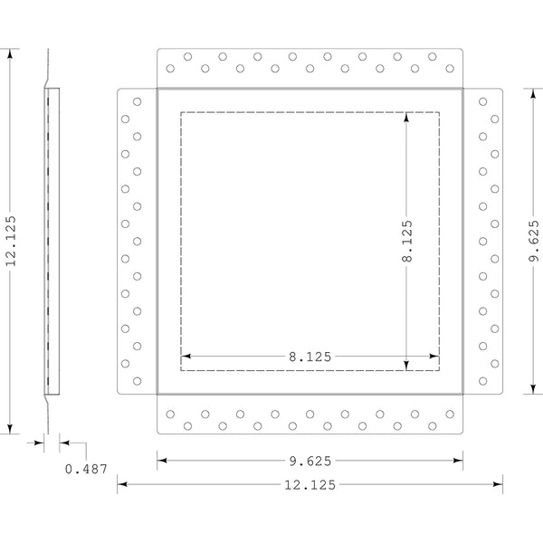 AccessPro 10 Flush Mount Access Panel<br>10” x 10” (Drywall Opening)