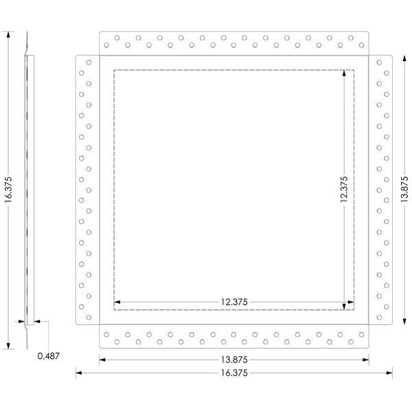 AccessPro 14 Flush Mount Access Panel<br>14” x 14” (Drywall Opening)