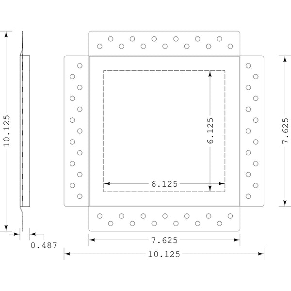 AccessPro 8 Flush Mount Access Panel<br>8” x 8” (Drywall Opening)
