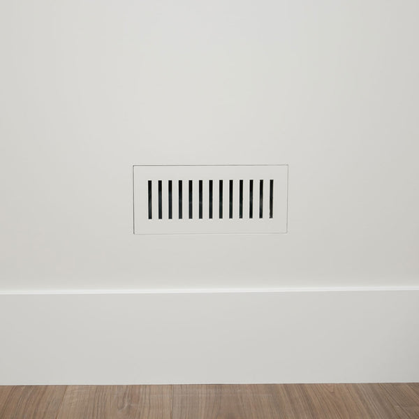 Breezelux 410 Removable Flush Mount Wall & Ceiling Air Supply<br>4” x 10” (Duct Opening) Requires 7” x 13” Drywall Opening