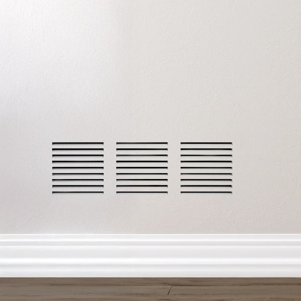 PermaFlow 24 Permanent Return Air Vent Cover<br> “24 x 6” or “24 x 8” Duct Opening