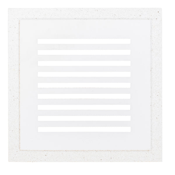 PermaFlow 10SQ Permanent Air Return Vent Cover - 10" x 10" Drywall Opening