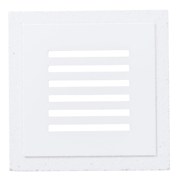 PermaFlow 8SQ Permanent Air Return Vent Cover - 8" x 8" Drywall Opening
